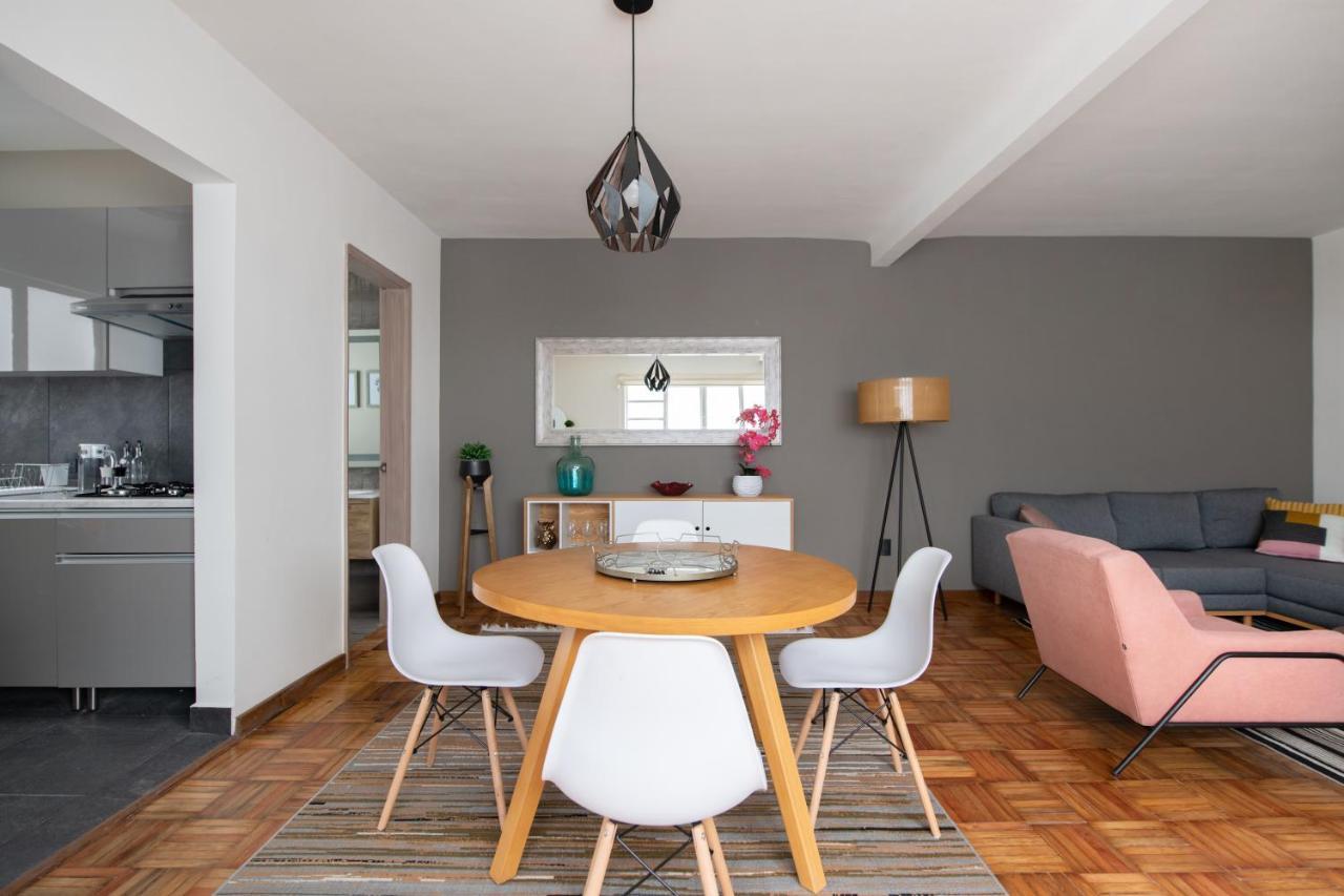 D.4 Acogedor Departamento En La Iconica Roma Norte Ciudad de México Exteriér fotografie
